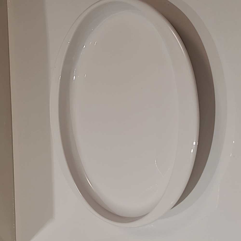 Vintage corningware Pyroceram #4784 microwave Grilling baking dish plate tray